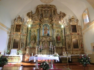 Retablo Mayor de la iglesia de San Vicente de Ugarte