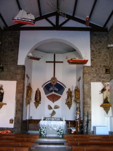 Interior de la ermita