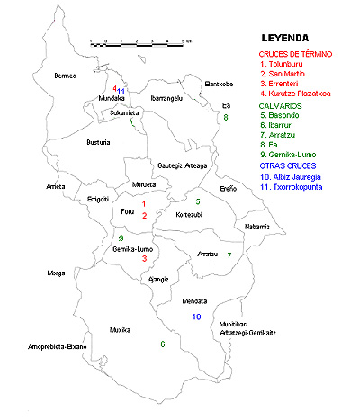 Cruces en Busturialdea