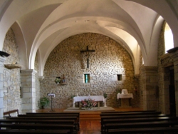 Interior de la ermita de Nuestra Señora de Jainko