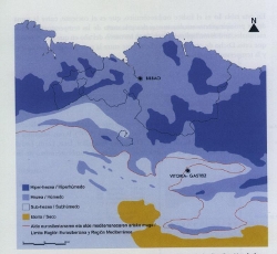 Onbrotipoen banaketa-mapa Bizkaian