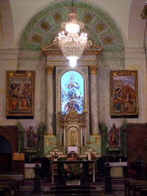 Retablo mayor de la iglesia de Santa María de Idibaltzaga