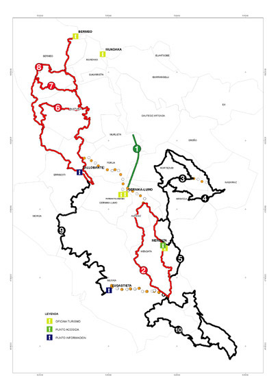 mapa rutas