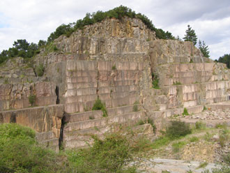 Vista de la cantera